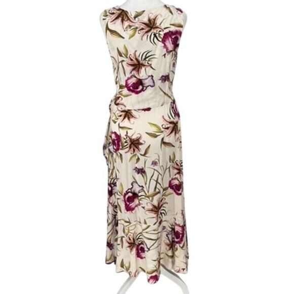 🌸 NWT Anthropologie (The Odells)  Romantic Floral Wrap Maxi Dress - Size M 🌸 - Picture 7 of 12